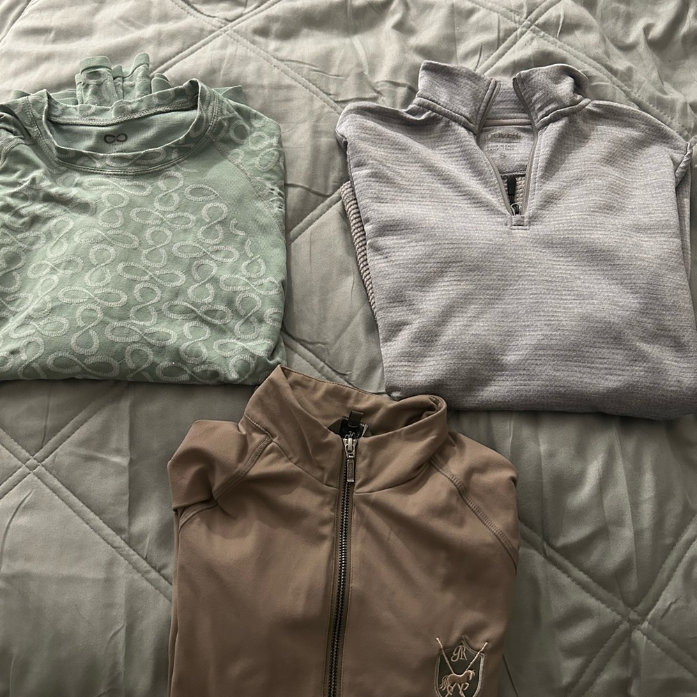 Quarter-Zip Equestrian Shirts